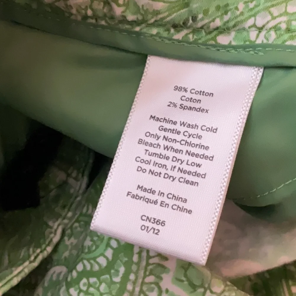 Talbots Printed Curvy Cropped Pants - Picture 4 of 8